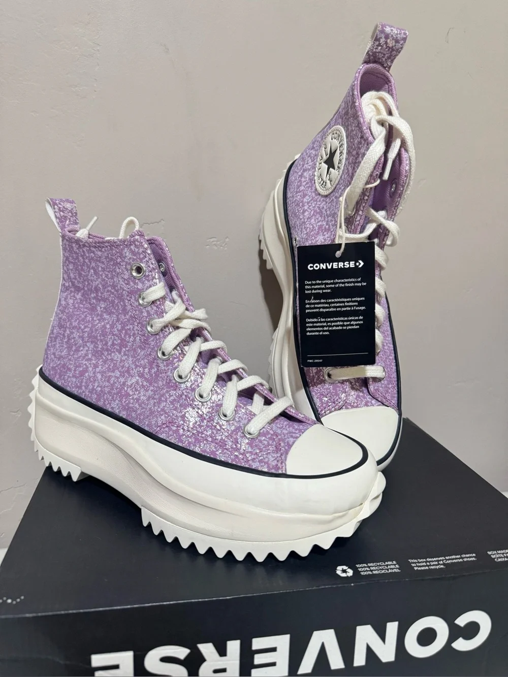 Converse hike pink women